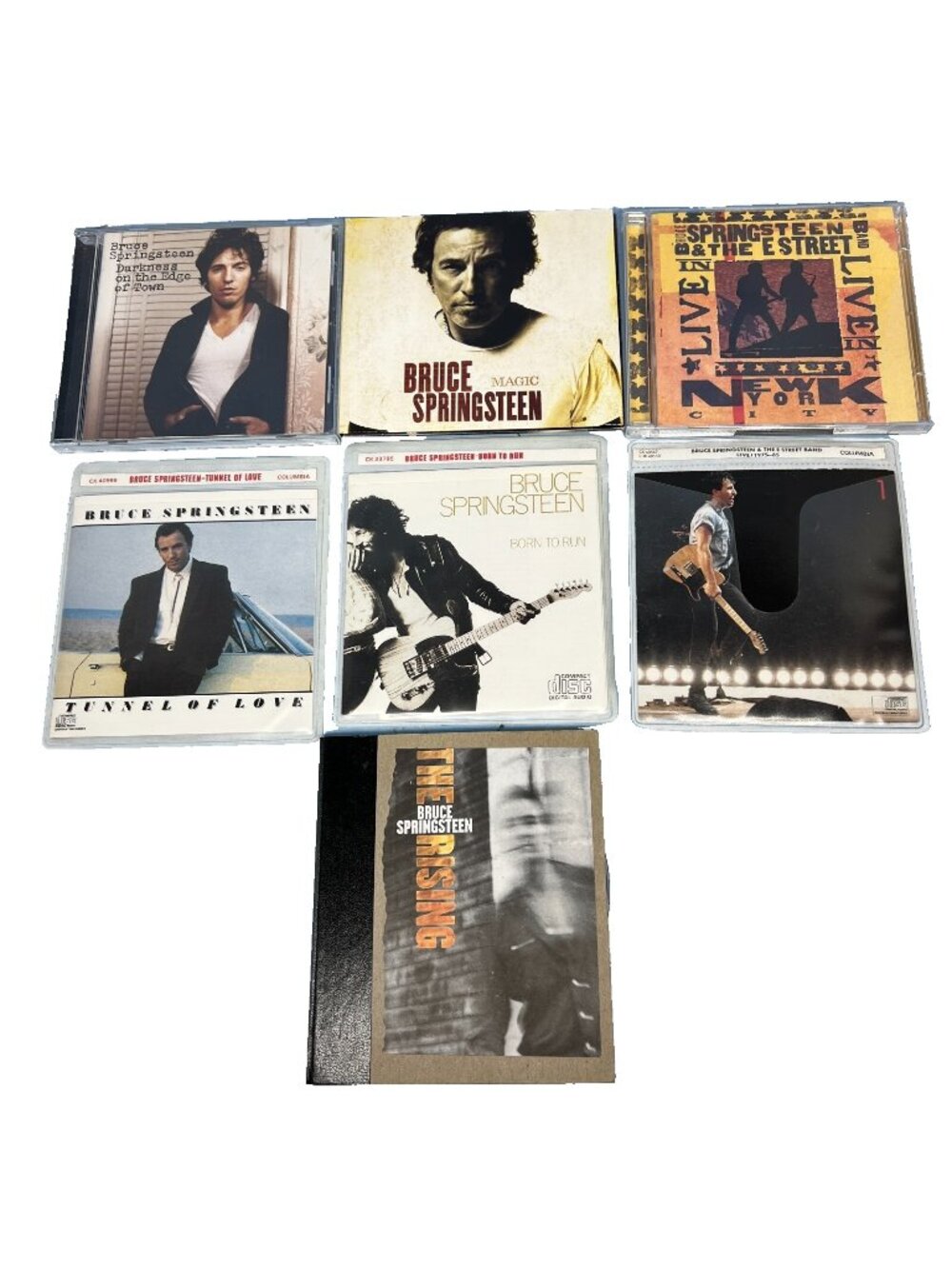 Lot of 7 Bruce Springsteen & the E Street Band CD's